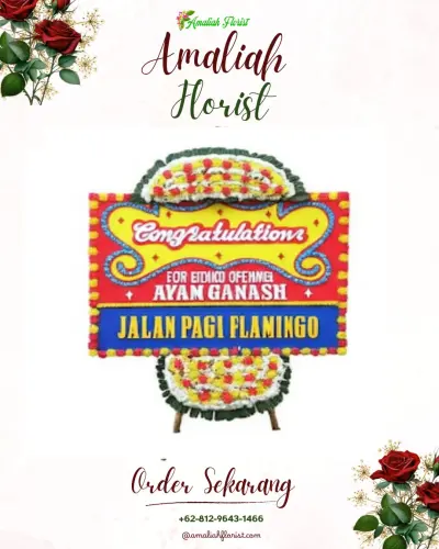 Bunga Papan Congratulation di Rajapolah